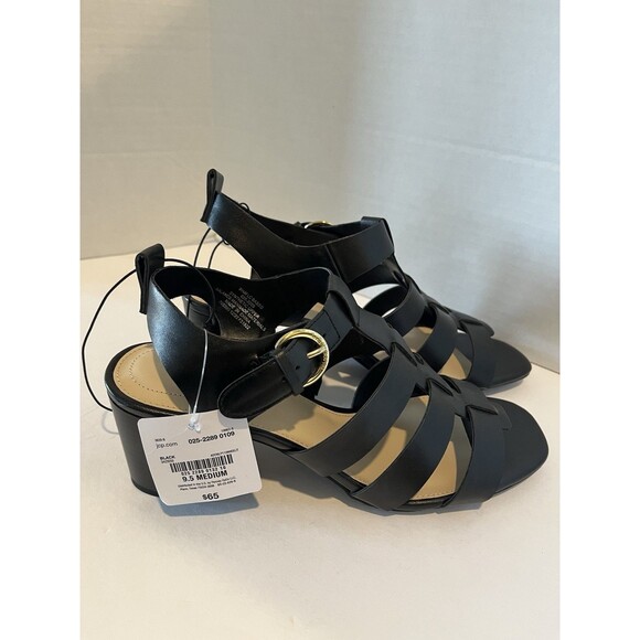 NWT  Liz Claiborne Womens Fisherman Strappy Block Chunky Heels 9.5M - Picture 3 of 14